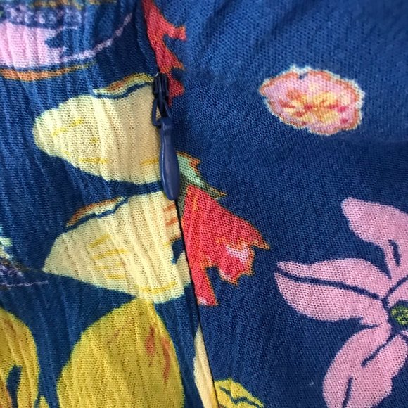 Free People Violet Hill Tunic Top Dress Blue 2 - Picture 10 of 12